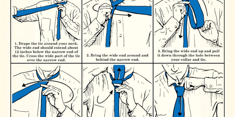 how to tie a tie