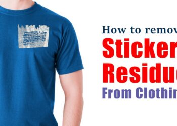 how to get sticker residue off