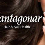 Pantagonar: A close-up of shiny hair and elegant nails, highlighting healthy hair and nail growth.