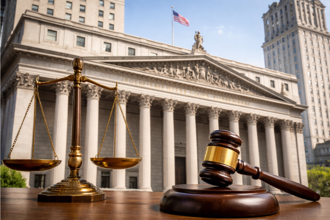 Kristy Greenberg leadership at the Southern District of New York federal courthouse