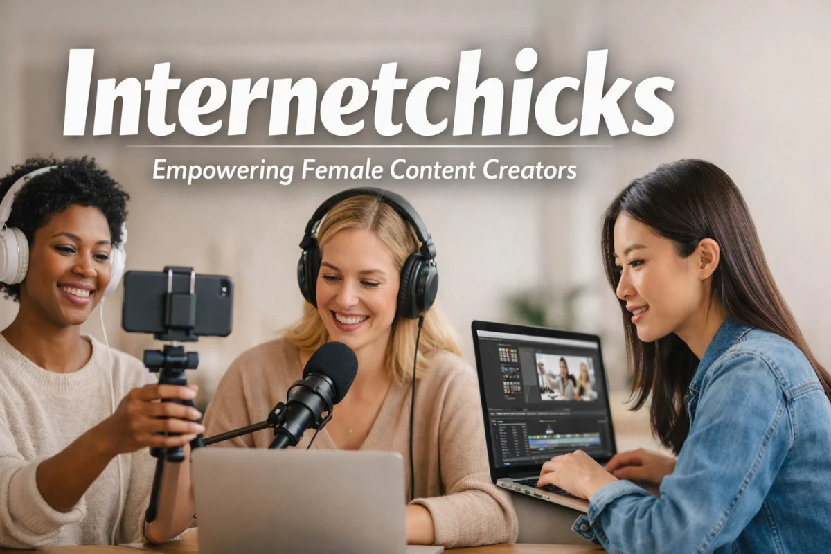 Internetchicks female content creators building digital brands through authentic online media