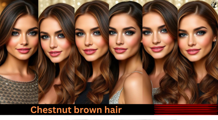 chestnut brown hair