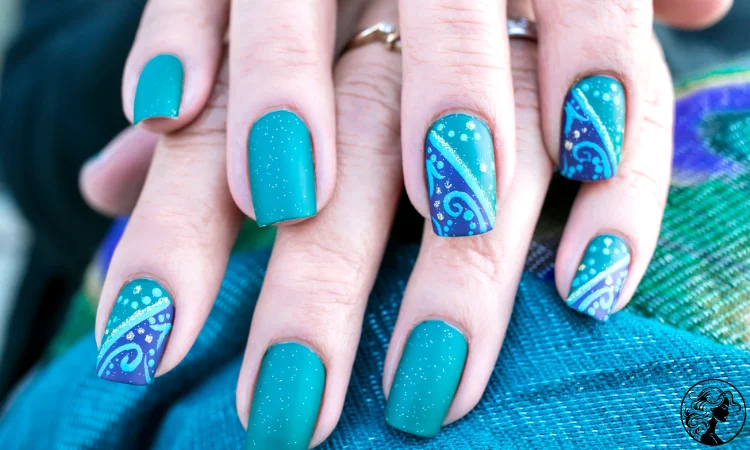 Bring the feel of the tropics to your nails with vibrant tropical nail art. Think palm trees, sunsets, and exotic flowers.