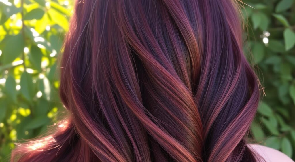 burgundy hair color